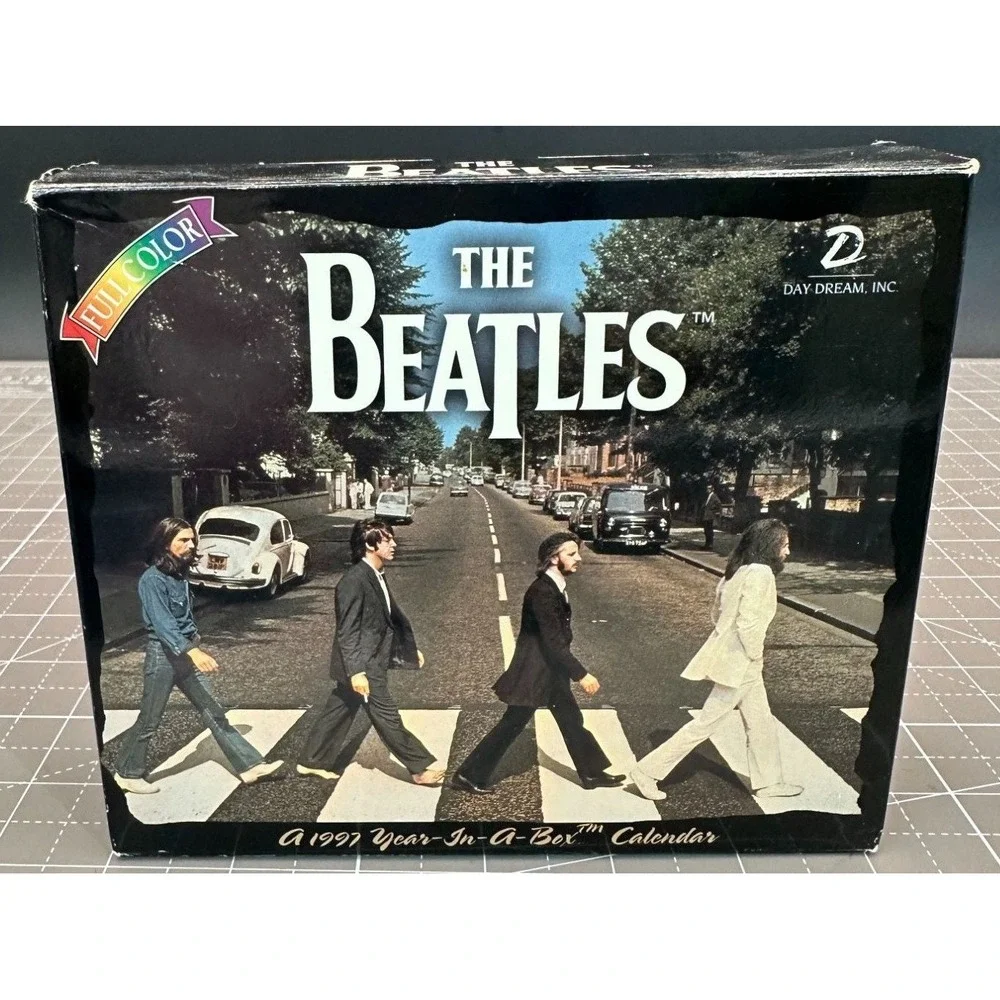 The Beatles Day Dream Incorporated Full Color Year in a Box 1997 Flip Calendar